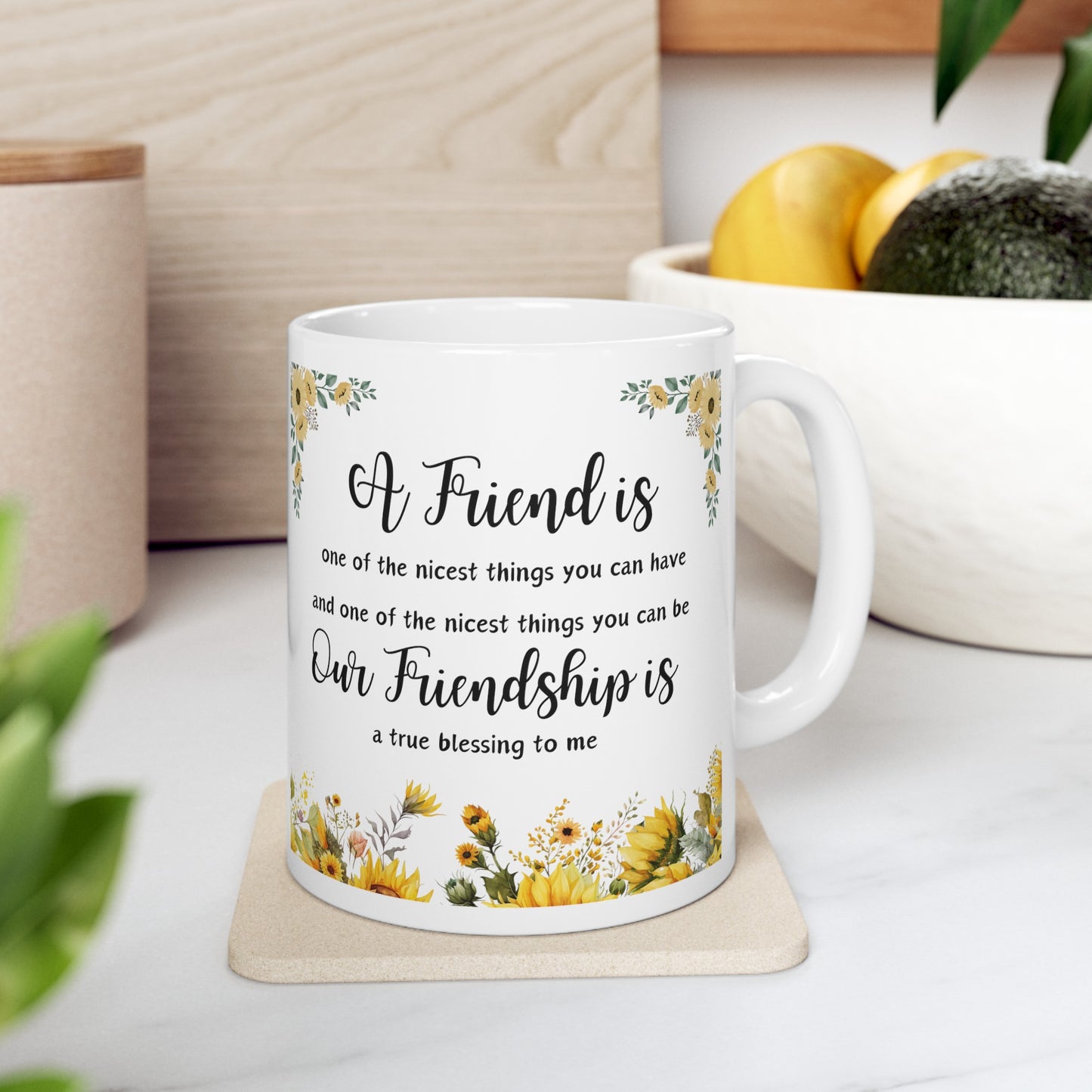 For Friend | Ceramic Mug, (11oz, 15oz)